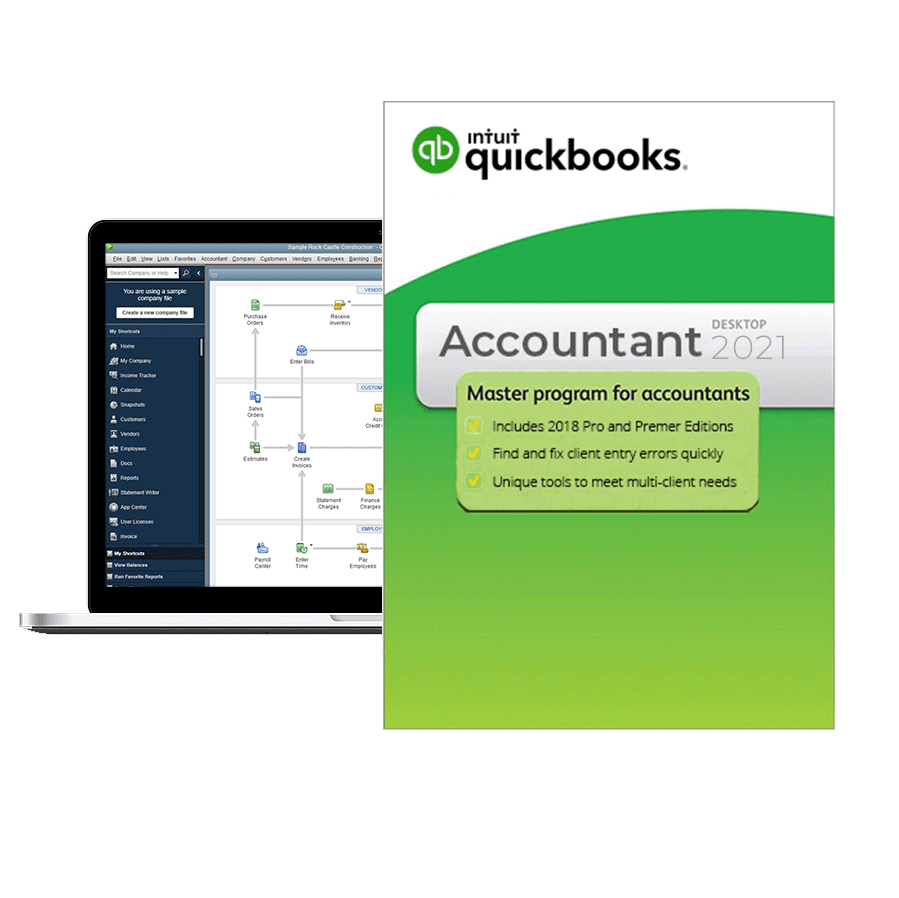 2021 accountant quick books protected books